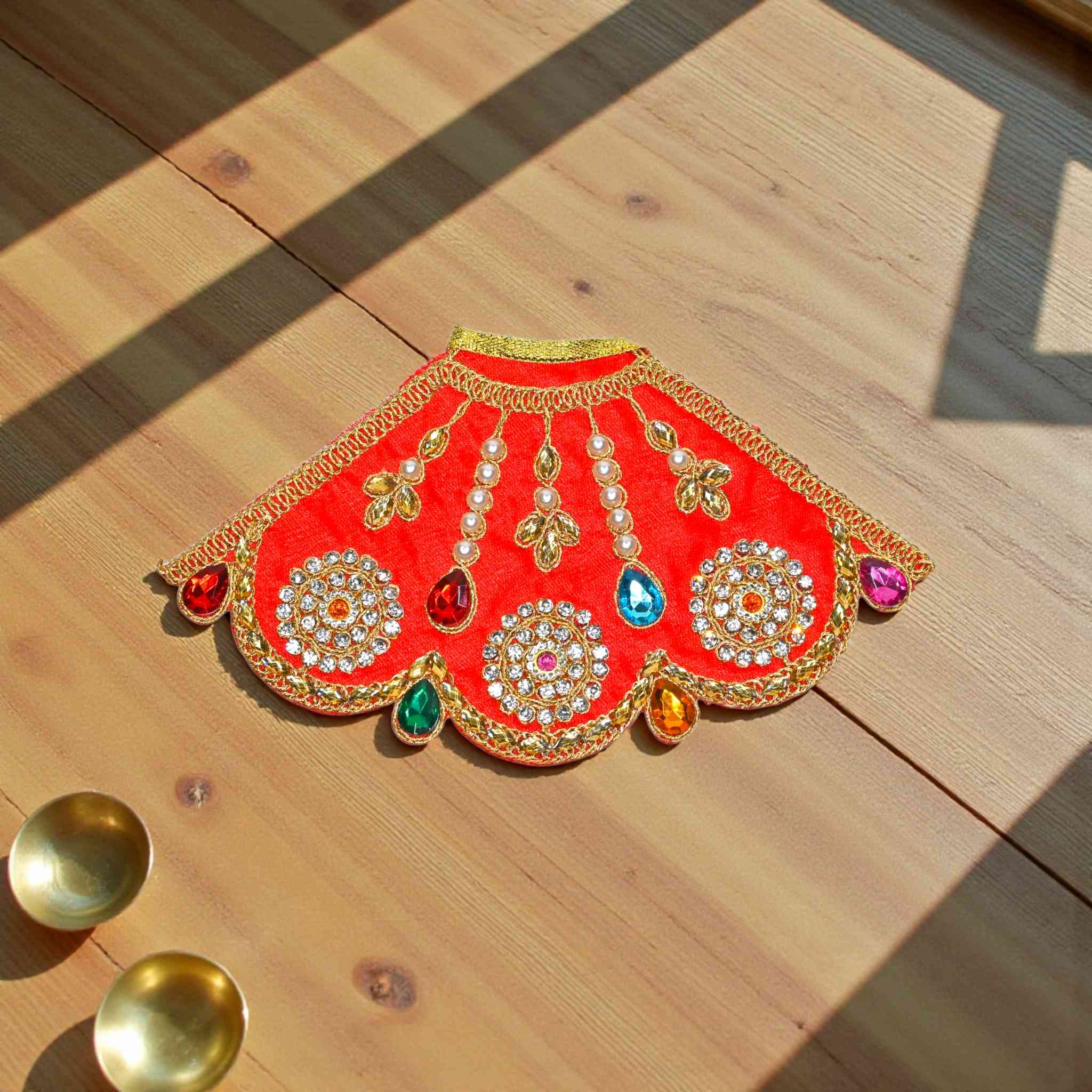 MATA Rani Poshak | MATA Rani Ji Dress for Idol | Designer MATA Rani Dress with Lehenga Patka & Mukut | MATA Rani Ji Pooja Dress | Navratri & Festival Special